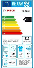 Asciugatrice a pompa di calore Bosch serie 4 7kg - Elettrodomestici In  vendita a Genova