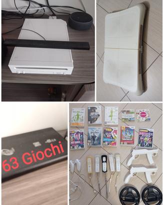 Tel 3313665441 Nintendo Wii, 73 giochi, accessori