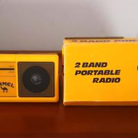 Camel radio pubblicitaria con scatola 