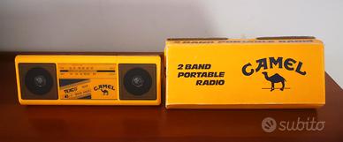 Camel radio pubblicitaria con scatola 
