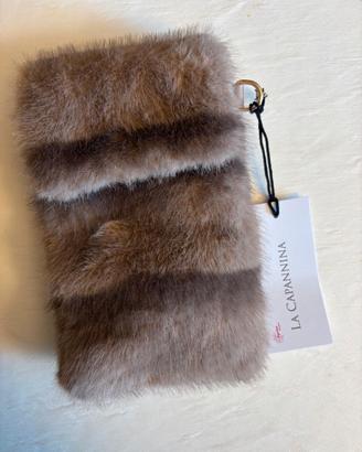 Borsetta La Capannina in finta pelliccia