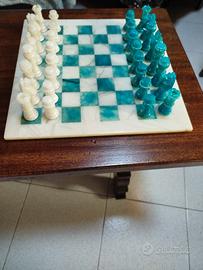 Scacchiera in alabastro 