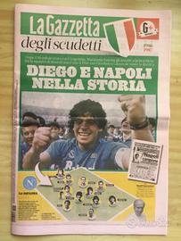 Gazzetta degli Scudetti 1986-87 Napoli Maradona
