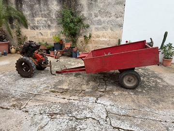 Motocoltivatore Lombardini 530 con Rimorchio Fresa