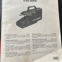 Hitachi telecamera vintage Vm600 E