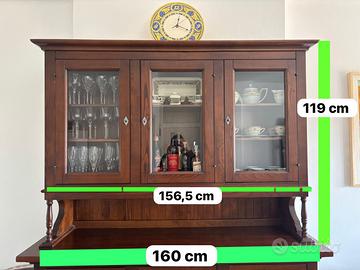 Cristalliera superiore di madia