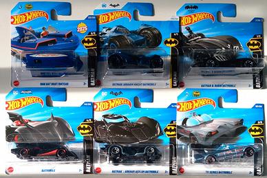 Set 6 Hot Wheels Batman
