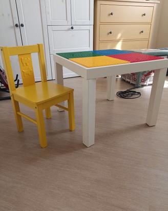 Tavolino e sedia bambini