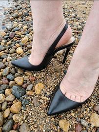 Dècolletè Sharlene tacco 12 slingback