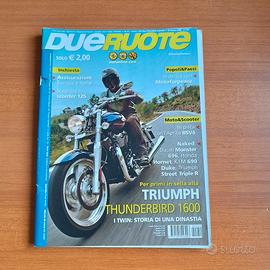 Triumph thunderbird 1600 rivista dueruote 2009 apr