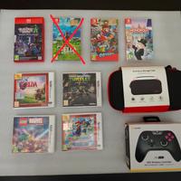 GIOCHI NINTENDO SWITCH E 3DS + ACCESSORI