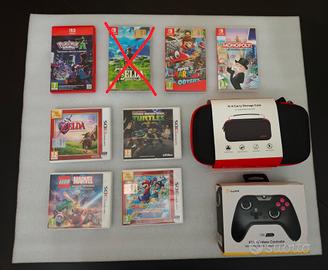 GIOCHI NINTENDO SWITCH E 3DS + ACCESSORI
