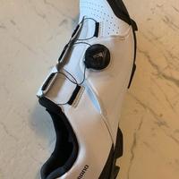 scarpe ciclismo SHIMANO XC3 BIANCHE, Taglia 43