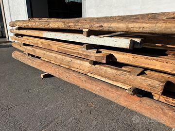 Travi antiche lunghe fino a 9 metri