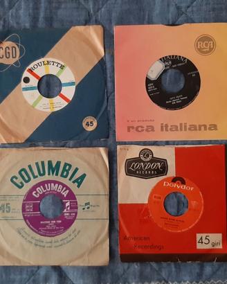 LOTTO 8 DISCHI 45 GIRI STRANIERI '50 - '60 RARI