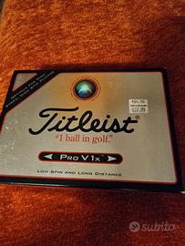 12 Palline da golf Titleist Pro V1x nuove