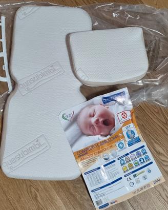 Materassino e guancialino antisoffoco carrozzina 