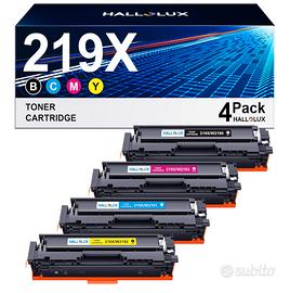 Kit 4 Toner Compatibili HP 219X – Nero + Colori