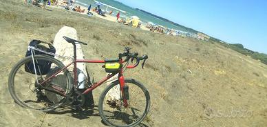 Bici Gravel acciao telaio Barco Padova