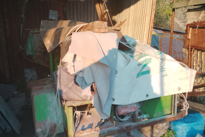 Tumberino mezzo da cantiere escavatore