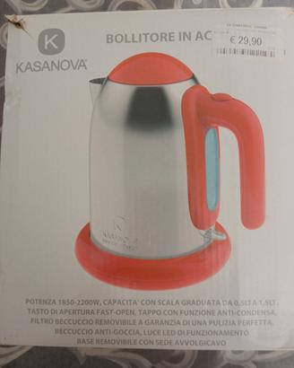 bollitore in acciaio kasanova