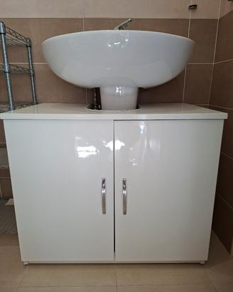 Mobile bagno sotto lavello piu specchiera