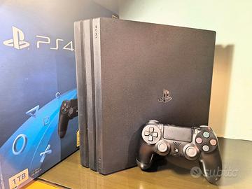 PS4 Playstation 4 PRO 1 TB + Dualshock 4 V2 + cavi