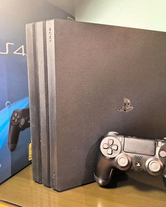PS4 Playstation 4 PRO 1 TB + Dualshock 4 V2 + cavi