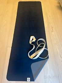 Telo yoga antiscivolo + cinghia Decathlon