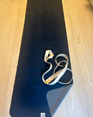 Telo yoga antiscivolo + cinghia Decathlon