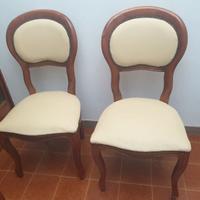2 sedie soggiorno sala da pranzo camera stile clas