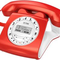 Tim Sirio Classic Telefono a Filo, Rosso (Nuovo)