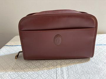 Borsa pochette Cartier in pelle