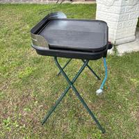 Barbecue a gas con piastra in ghisa