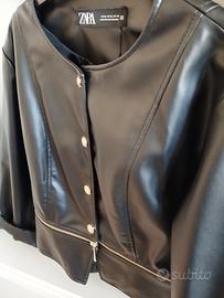 giacca nera XL zara
