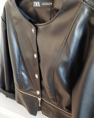 giacca nera XL zara