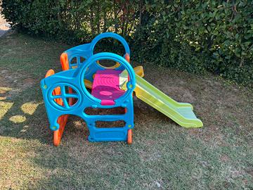 Struttura gioco feber con scivolo