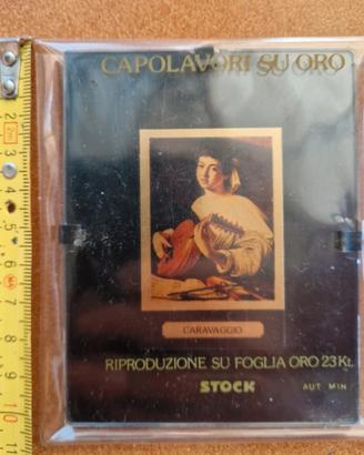 Piccola riproduzione dipinto 1986 Stock 