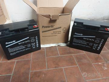 Batteria al piombo 12 volt 18 ah Exide Powerfit
