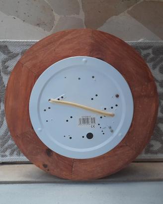 plafoniera in legno e vetro