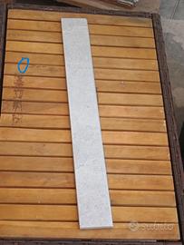 Battiscopa Interno Slate Bianco 7x60