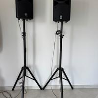 COPPIA DI SUPPORTI IN ALLUMINIO PER CASSE