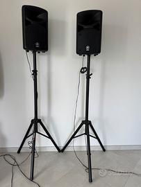 COPPIA DI SUPPORTI IN ALLUMINIO PER CASSE