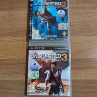 Uncharted 2 + 3 PS3 – Completi e perfetti