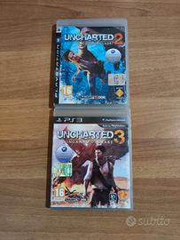 Uncharted 2 + 3 PS3 – Completi e perfetti