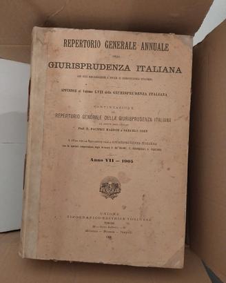 volumi di giurisprudenza italiana 