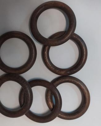 Anelli per Tende in Legno