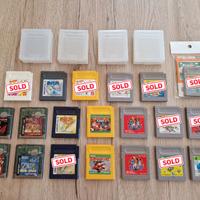 Lotto Cartucce Gameboy Giapponesi