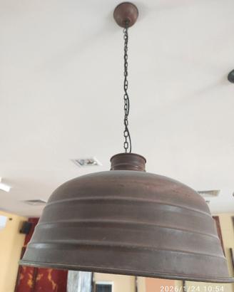 Lampadario in rame