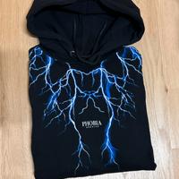 Felpa Phobia Archive Originale Fulmini Nera - L